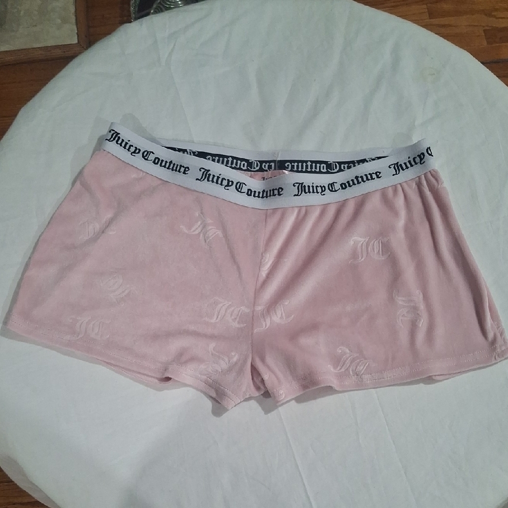 Juicy Couture Women's Blush Pink Sleep Shorts Size M